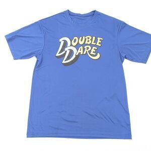 Nickelodeon Double Dare Royal Blue T-Shirt Halloween Cosplay Size Medium